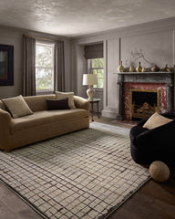 Jeremiah Brent x Loloi Bleecker Ivory / Charcoal Rug