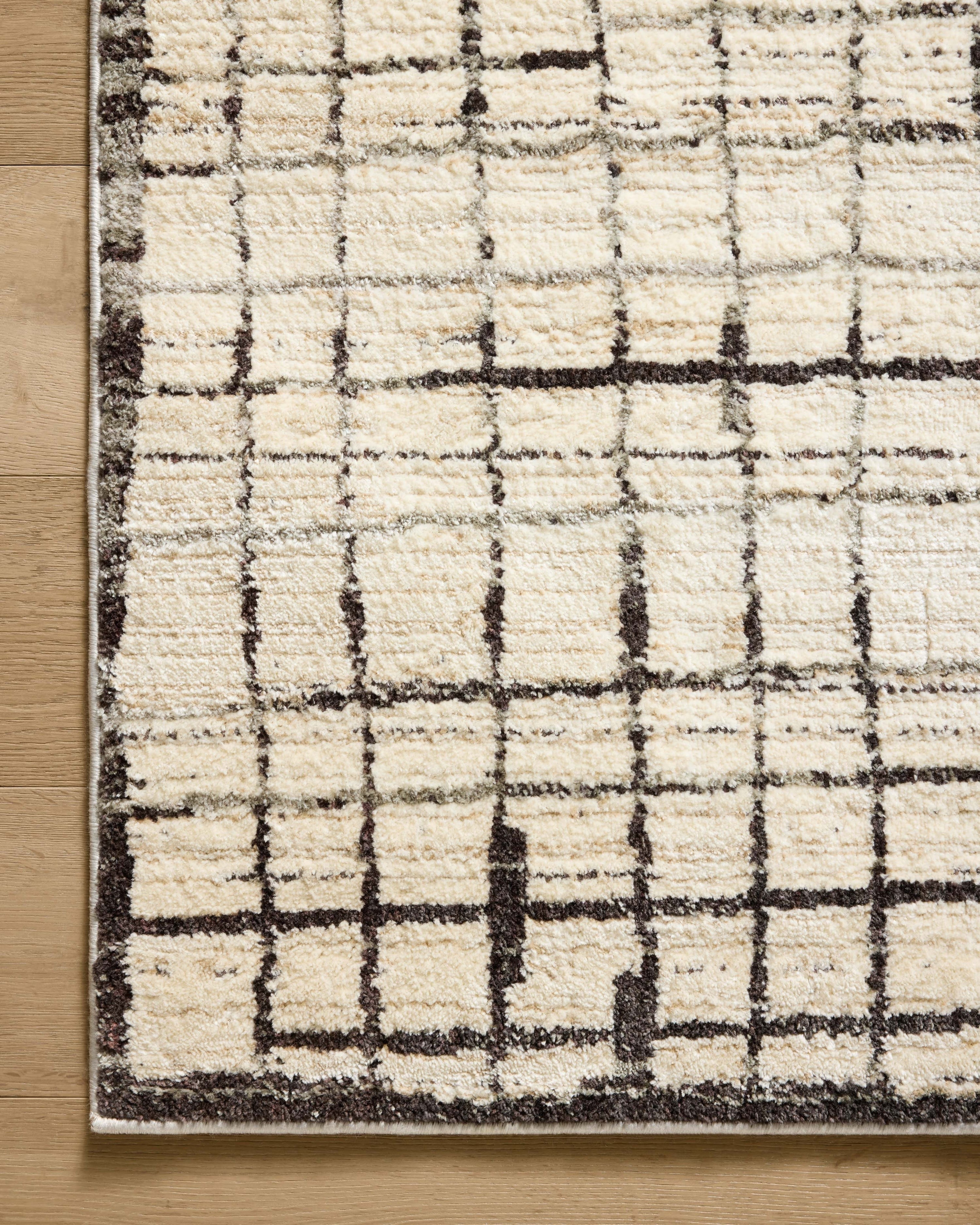Jeremiah Brent x Loloi Bleecker Ivory / Charcoal Rug