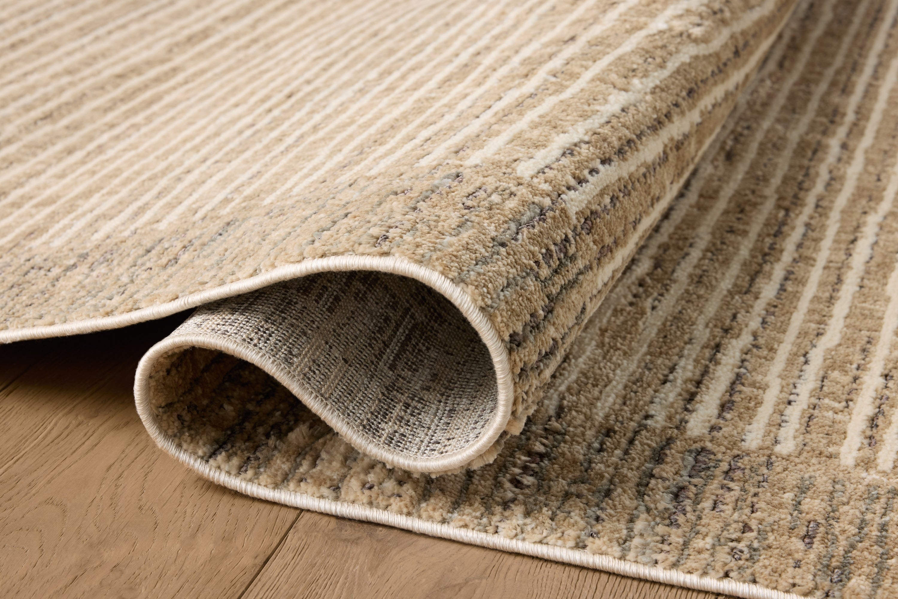 Jeremiah Brent x Loloi Bleecker Sand / Charcoal Rug