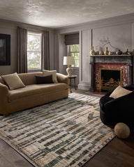 Jeremiah Brent x Loloi Bleecker Beige / Stone Rug