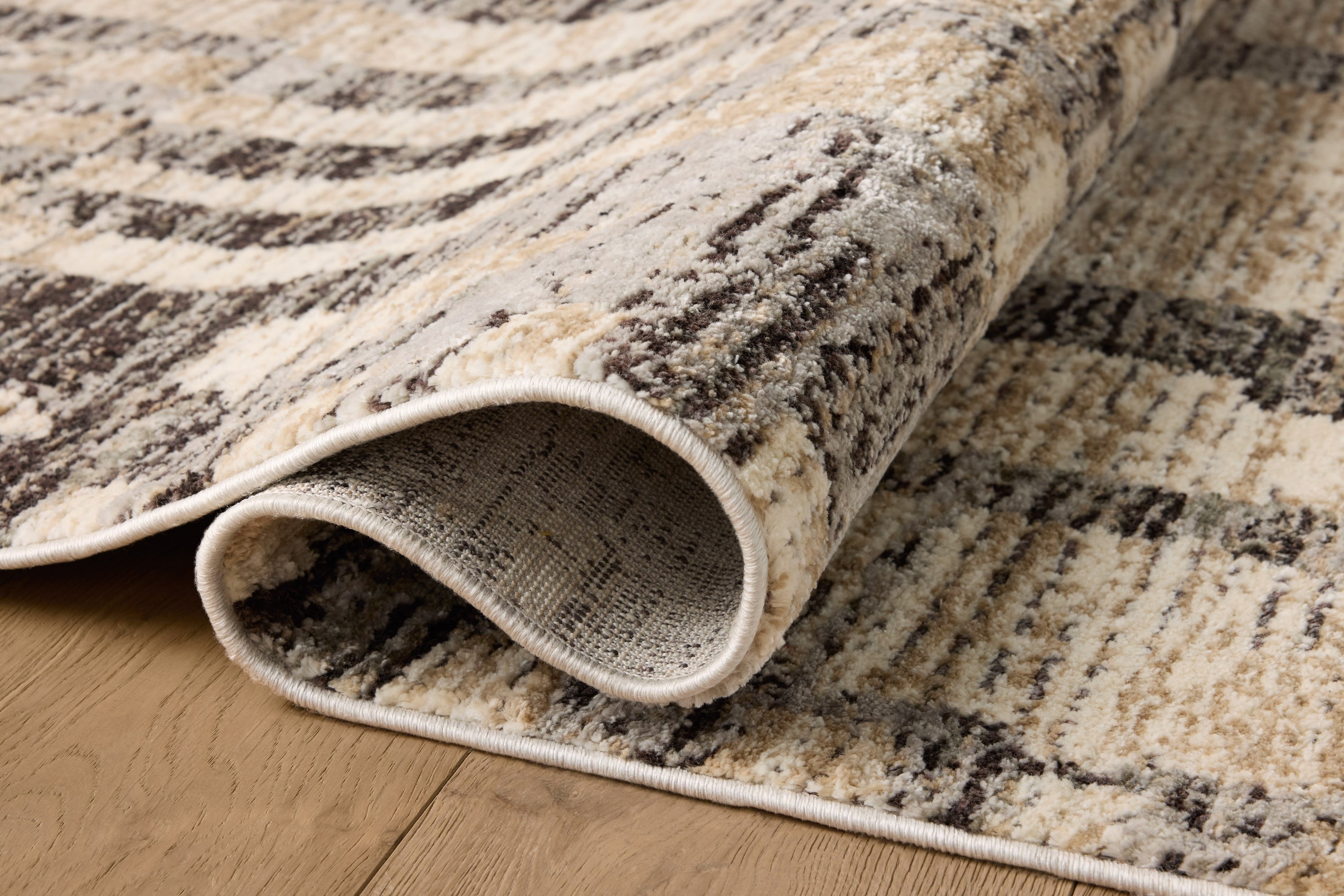 Jeremiah Brent x Loloi Bleecker Beige / Stone Rug