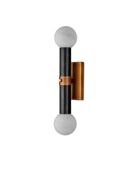 Beatrix Black Bath Wall Sconce