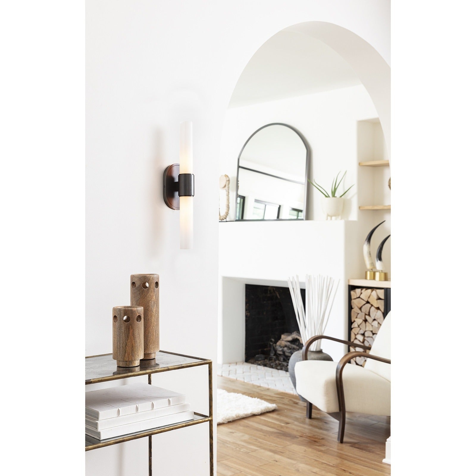 Dixon Double Sconce - Brass