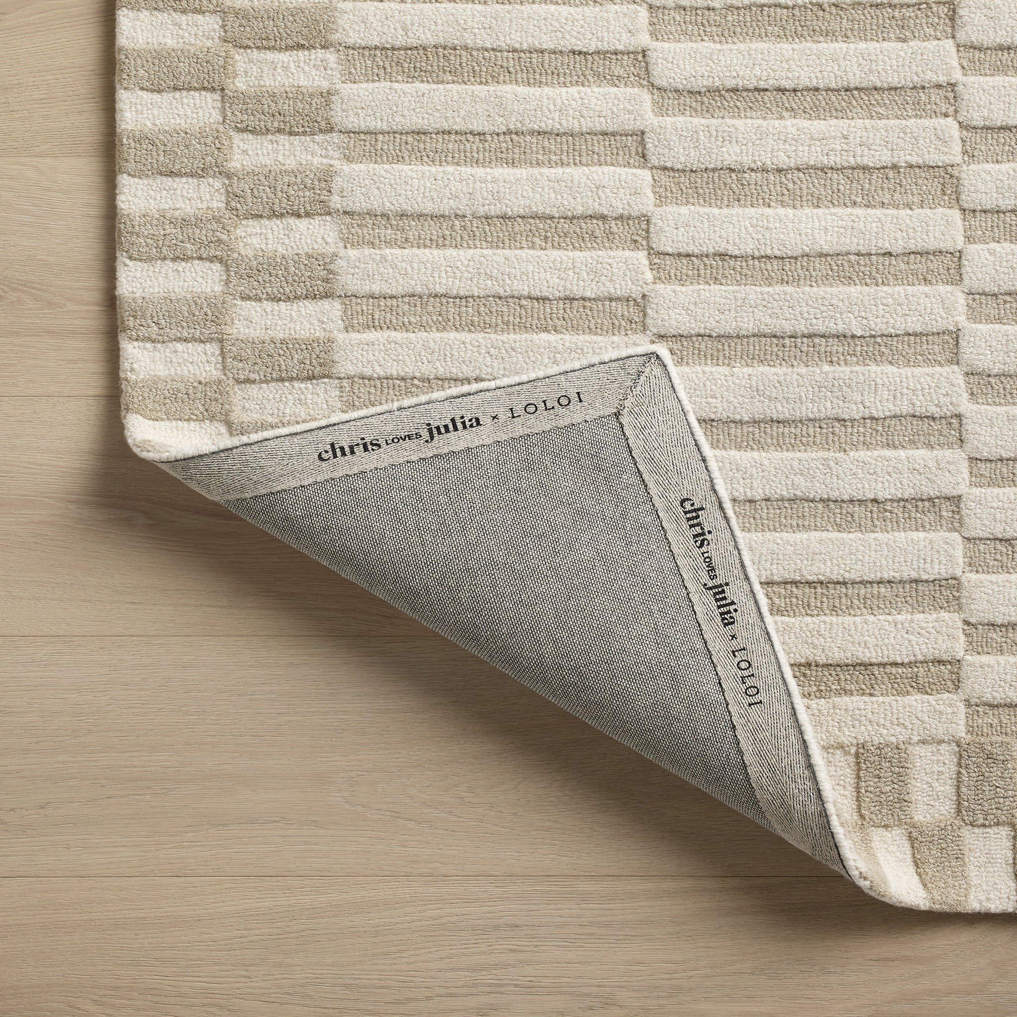 Chris Loves Julia x Loloi Bradley Ivory/Beige Rug