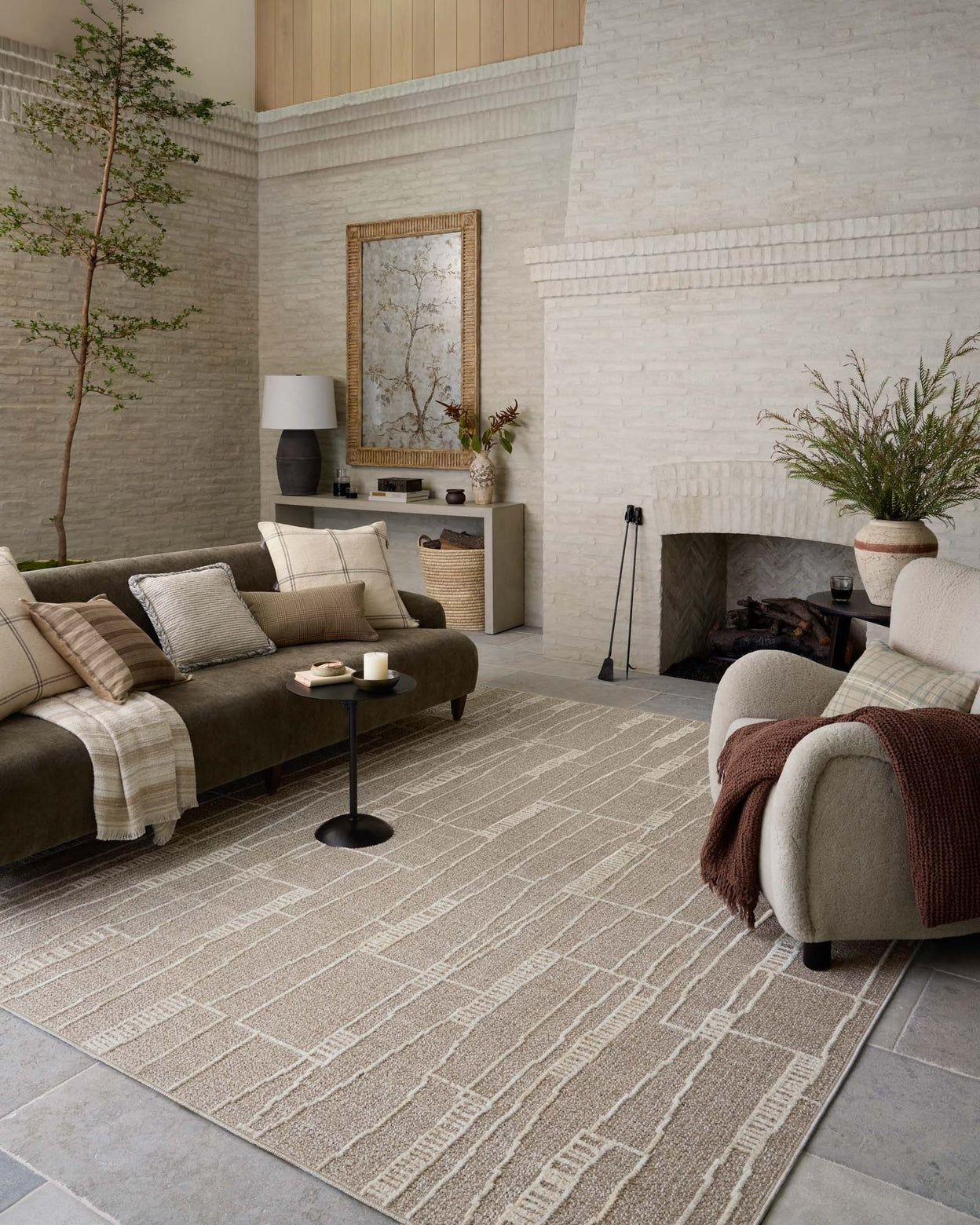 Bexley Mushroom / Natural Rug