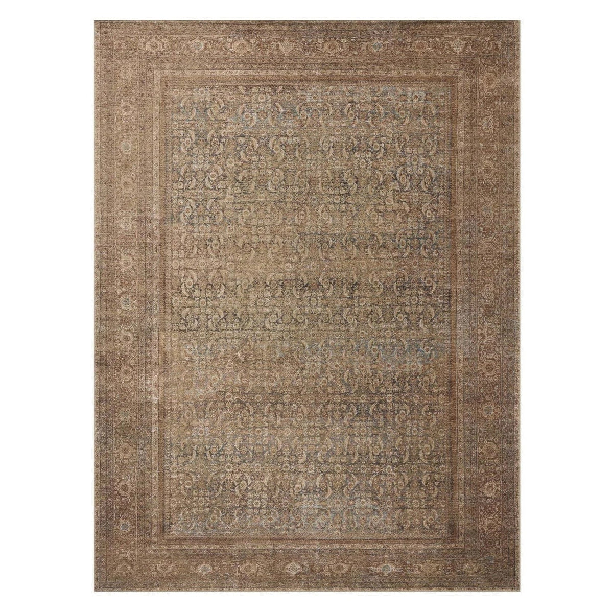 Amber Lewis x Loloi Cambria Ocean / Bark Rug