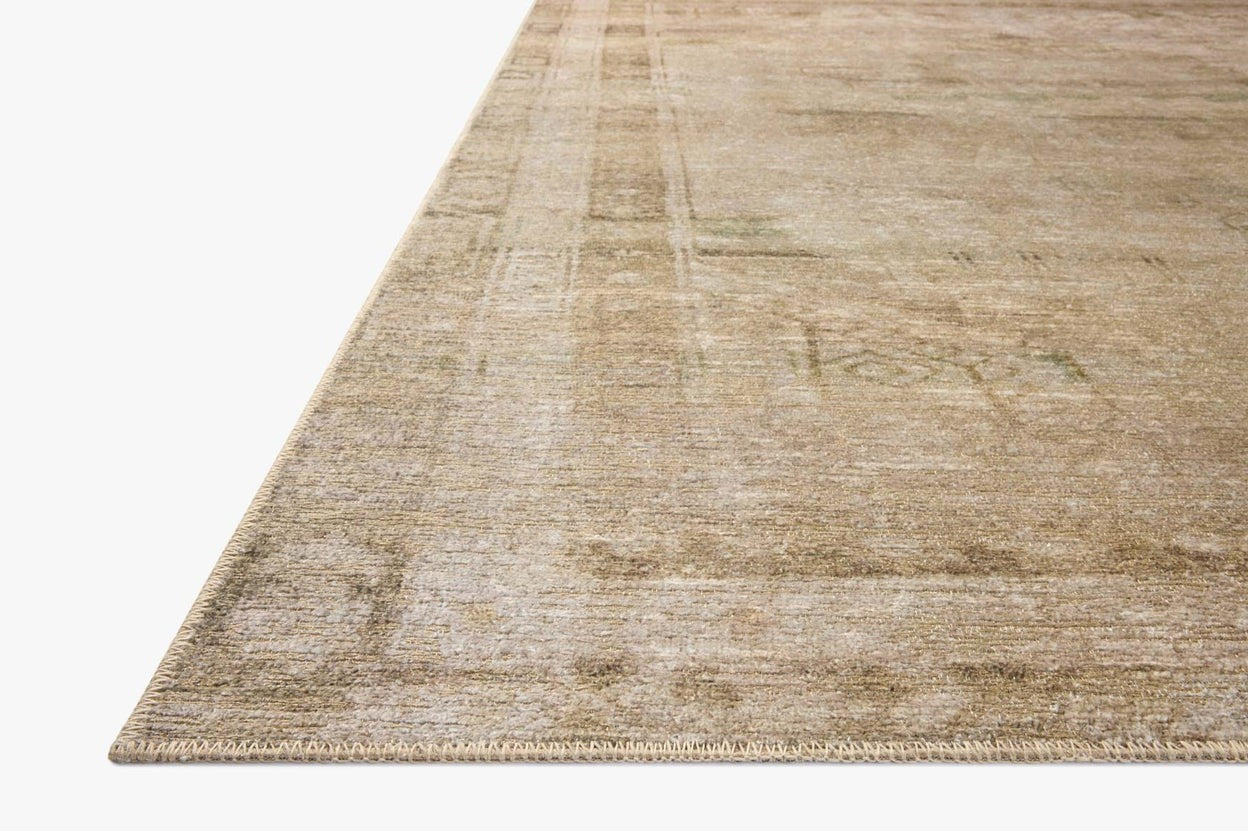 Amber Lewis x Loloi Cambria Natural / Jade Rug