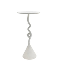 Cauda White Drinks Table