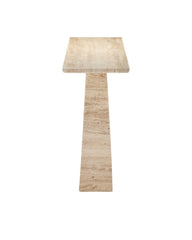 Demi Travertine Console Table