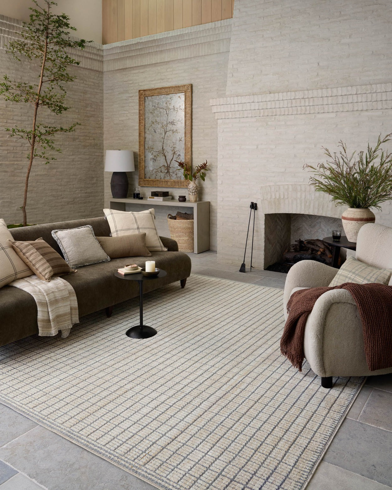 Bexley Slate / Natural Rug
