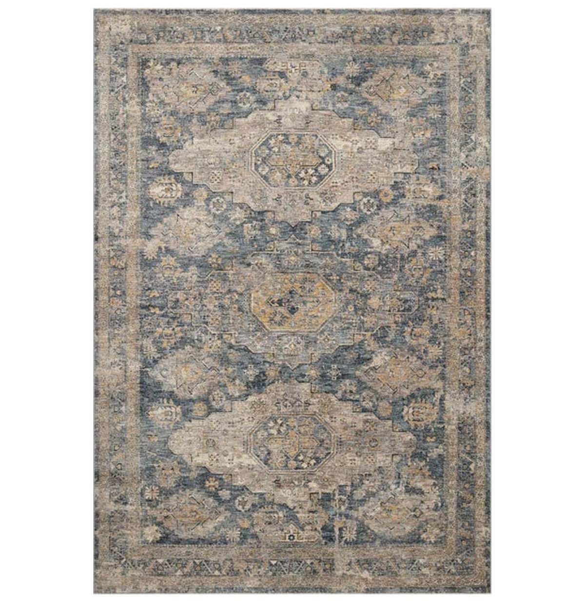 Gaia Denim/Taupe Rug