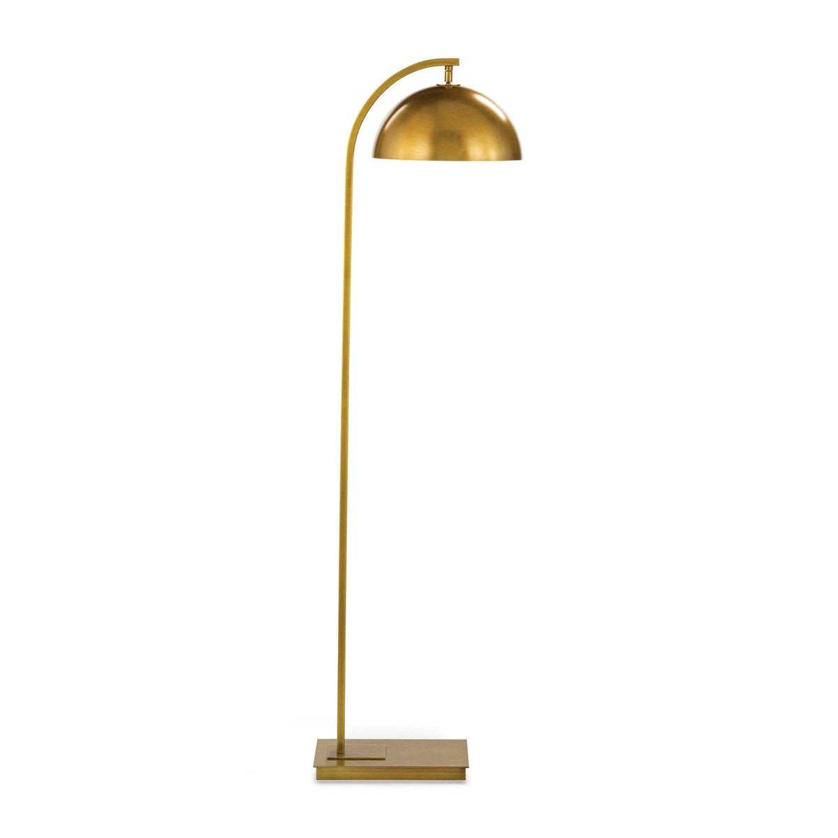 Brock Floor Lamp - Brass