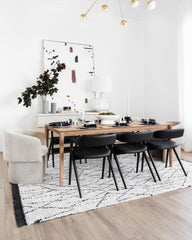 Chris Loves Julia x Loloi Alice Cream/Charcoal II Rug
